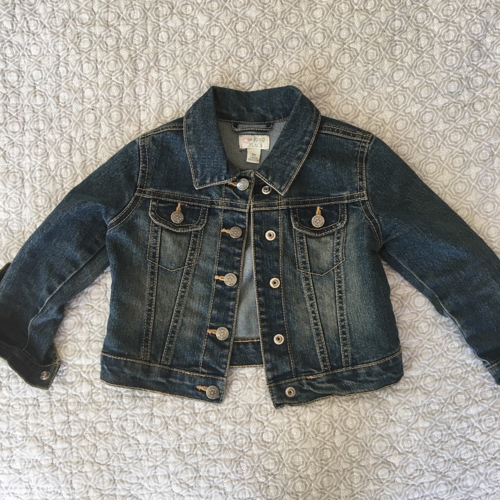 Denim jacket size 2T